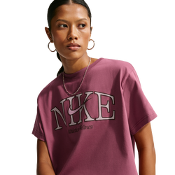 Dames T-Shirts - Nike Sportswear Oversized T-shirt - Pink Smoke-Pink Smoke