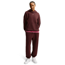 Femme Pantalons - Nike Studio Fleece High-rise Cuffed Trousers - Mystic Dates-Sail