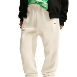 Dames Broeken - Nike Studio Fleece Plush High-rise Trousers - Sail-Sail