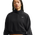 Nike Studio Fleece Plush 1/4-Zip Cropped Top - Women Track Tops Black-Sail