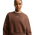 Nike Studio Fleece Oversized Cropped Crew - Women Sweatshirts Cacao Wow-Sail