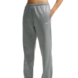 Dames Hoodies - Nike Studio Fleece Therma-fit Full-zip Hoodie - Smoke Grey-Heather
