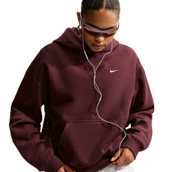Dames Hoodies - Nike Studio Fleece Oversized Pullover Hoodie - Mystic Dates-Sail