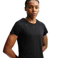Dames T-Shirts - Nike Universa Dri-fit Short-sleeve Top - Black-Dark Smoke Grey