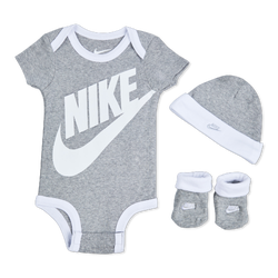 Baby Gift Sets - Nike Futura - Grey-White-White