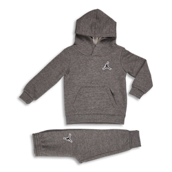 Baby Tracksuits - Jordan Essentials Hooded Suit - Carbon Heather-Carbon Heather