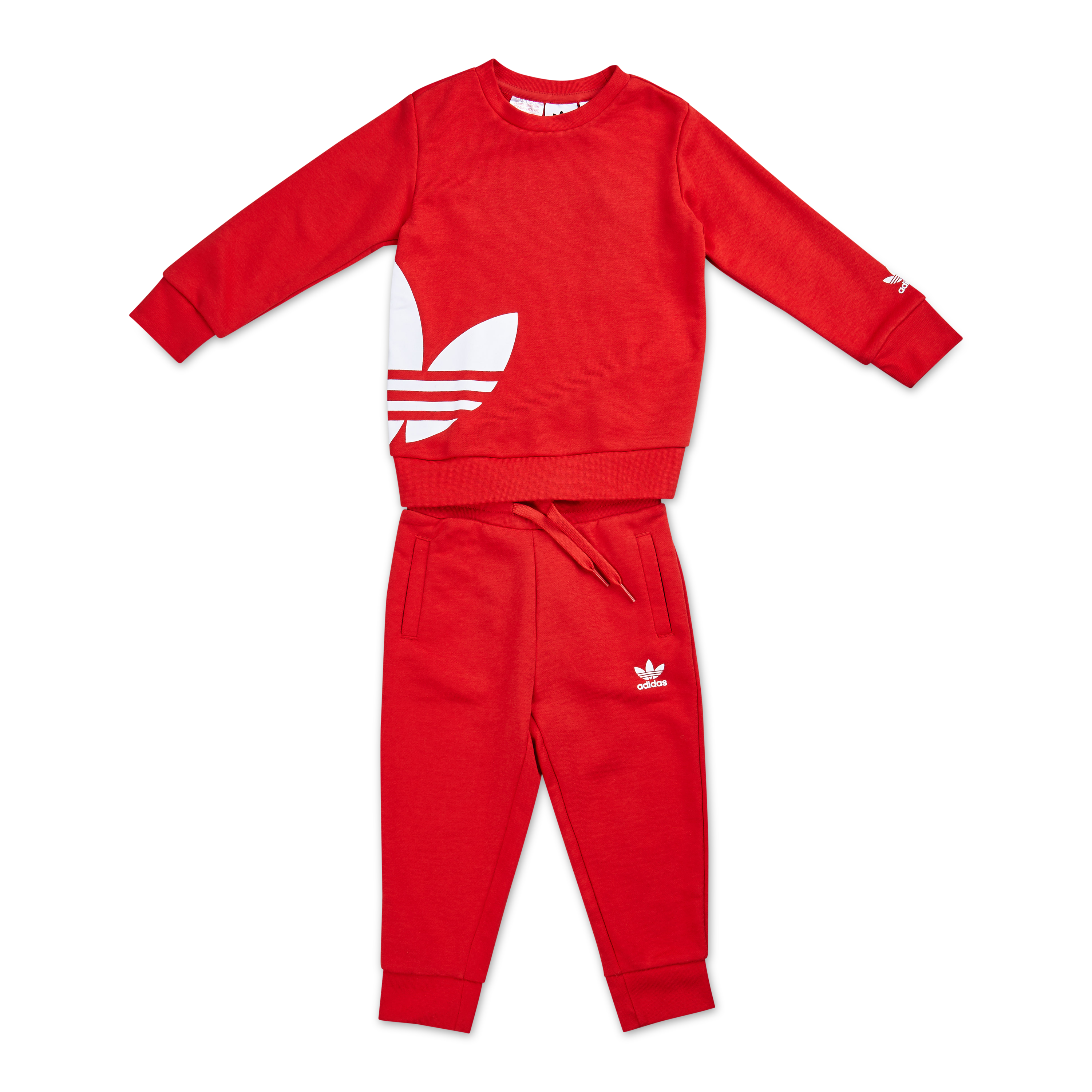 adidas baby tracksuit red