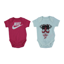 Baby Bodysuits - Jordan High Brand Read 3 Pack - White-Game Royal