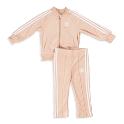 Baby Tracksuits - adidas Girls Originals - Halo Pink-White