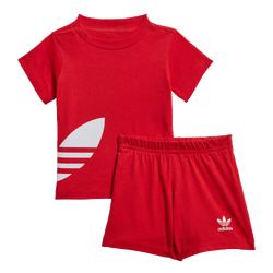 Baby Tracksuits - adidas Bog Trefoil - Red-White