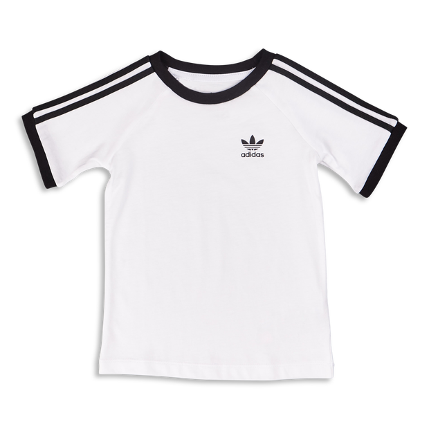 Artikel klicken und genauer betrachten! - A classic sport look made just for infants. This t-shirt comes with sporty raglan sleeves and ribbed edges at the neck and cuffs. 3-Stripes and a Trefoil logo add authentic adidas Originals style. Cotton jersey fabric gives this tee a soft, smooth feel. Regular fit is not tight and not loose, the perfect in-between fit. Ribbed crewneck; Button placket on shoulder for easy on and off (up to size 86). Short raglan sleeves; Ribbed cuffs. | im Online Shop kaufen
