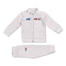 Baby Tracksuits - adidas Tricolor Primeblue - Grey-White-Red