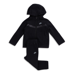 Baby Tracksuits - Nike Tech Fleece - Black-Black-White