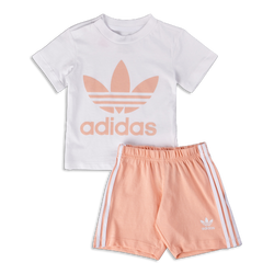 Baby Tracksuits - adidas Set - White-Glow Pink