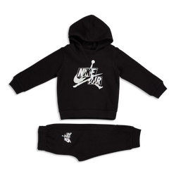 Baby Tracksuits - Jordan Jumpman Iridescent - Black-Silver-Black