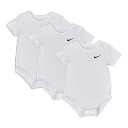 Baby Jumpsuits - Nike Club 3 Pack Suit - White-White