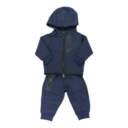 Baby Tracksuits - Nike Tech Fleece Suit - Obsidian Heather-Black