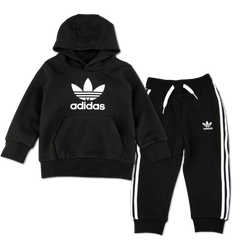 Baby Tracksuits - adidas Trefoil - Black-Black-White