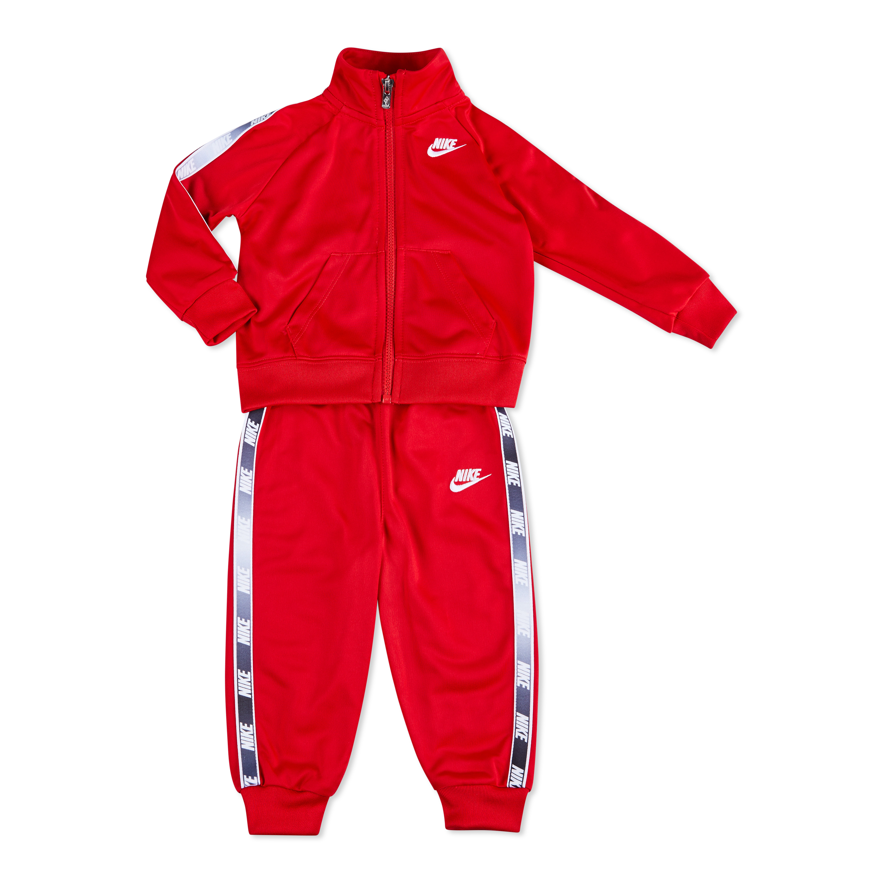 baby red nike tracksuit