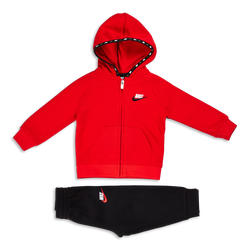 Baby Tracksuits - Nike Micro Swoosh Tape - Red-Black-Black