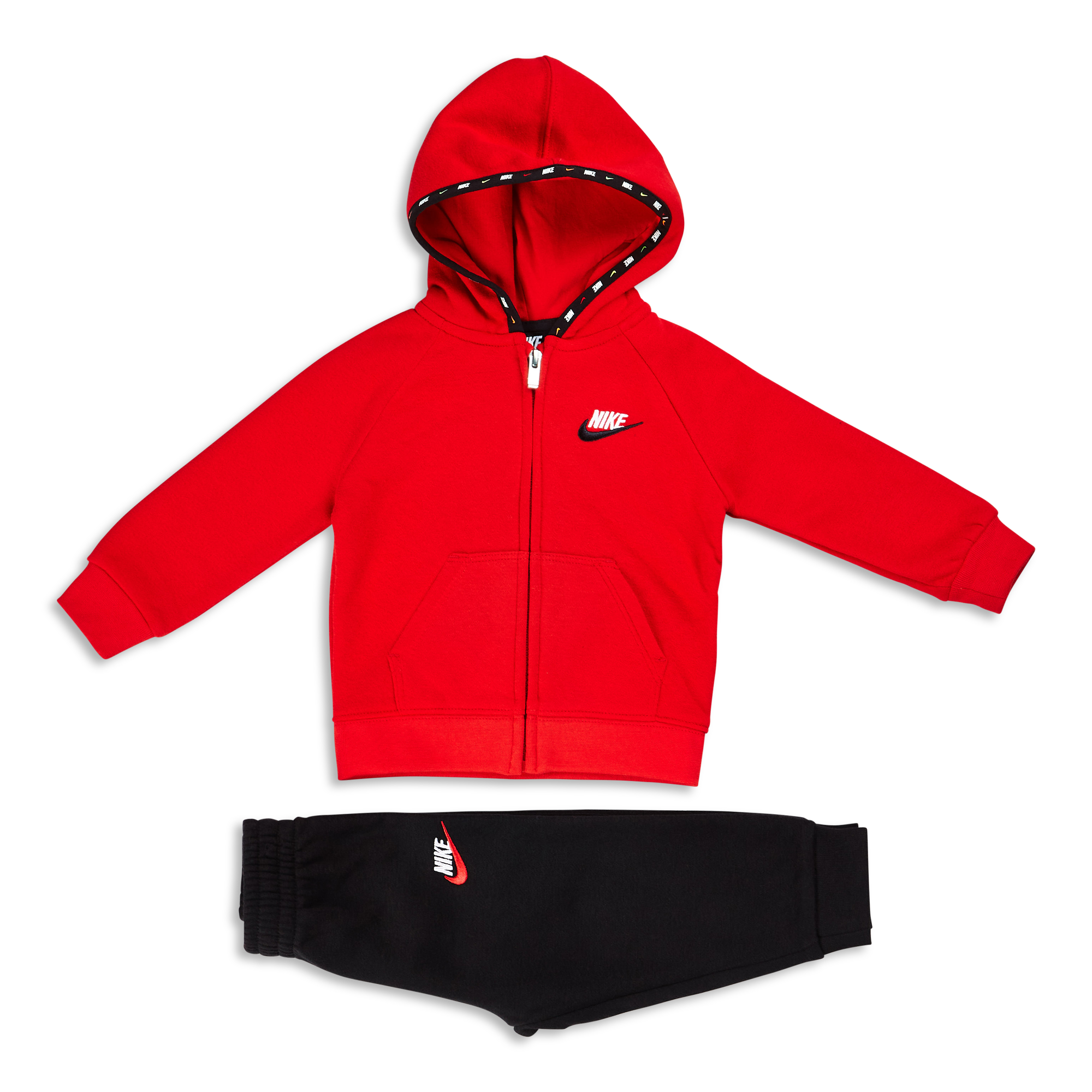 nike swoosh tape tracksuit infant