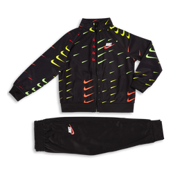 Baby Tracksuits - Nike Micro Swoosh - Black-White-White