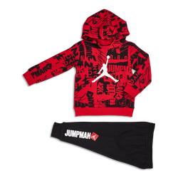 Baby Tracksuits - Jordan Boys  All Over Print - Gym Red-Gym Red