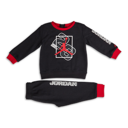 Baby Tracksuits - Jordan Boys  Utility Crew Neck - Black-Black
