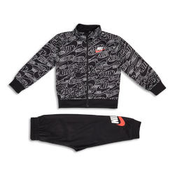 Baby Tracksuits - Nike Boys Sportswear Futura All Over Print Track Suit - Black-Black