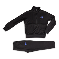 Baby Tracksuits - Nike Boys Air  Hlaf Zip Track - Black-Black