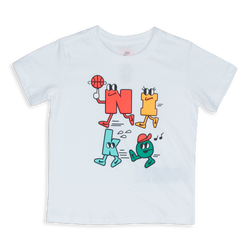 Baby T-Shirts - Nike Graphic Gel - White-White