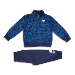 Baby Tracksuits - Nike Boys Sportswear Futura All Over Print Track Suit - Midnight Navy-Midnight Navy