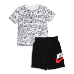 Baby Tracksuits - Nike Boys Sportswear Futura All Summer Set - Black-Black