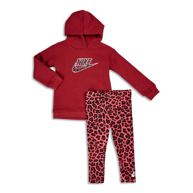 Nike Girls Sportswear Leo Hooded - Neonati e piccoli Tracksuits