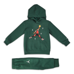Baby Tracksuits - Jordan Boys Essentials Graphic Hooded - Noble Green-Noble Green