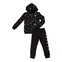 Baby Tracksuits - Jordan Boys  Hooded - Black-Gold