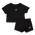 Jordan Girls Essentials  Summer Set - Baby Tracksuits Black-Black