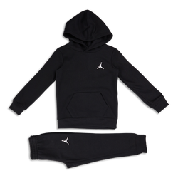 Baby Tracksuits - Jordan Essentials  Hooded Suit - Black-Black