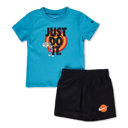 Baby Tracksuits - Nike Space Jam Summer Set - Blue-Blue