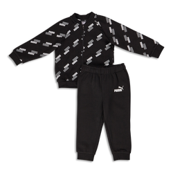 Baby Tracksuits - Puma Minicats Suit - Black-Black