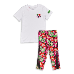 Baby Tracksuits - adidas Girls Marimekko Summer Set - White-Real Magenta-Multi