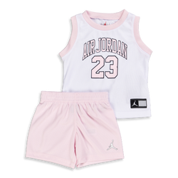 Bebes Tracksuits - Jordan 23 Jsy Summer Set - Pink Foam-Pink Foam