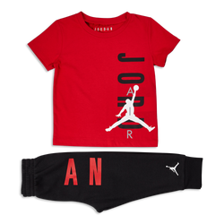 Baby Tracksuits - Jordan Jumpman Set - White-University Red-White