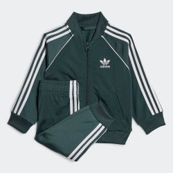 Neonati e piccoli Tracksuits - adidas Superstar Track Suit - Mineral Green-Mineral Green