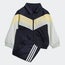 adidas Future Icons Shiny - Baby Tracksuits Legend Ink-Almost Yellow-Linen Green