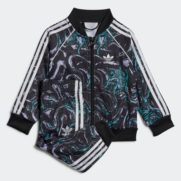Adidas Allover Print Sst Set - Baby Tracksuits
