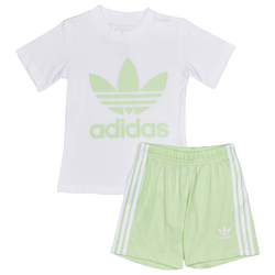 Bebés Tracksuits - adidas Adicolor Trefoil - Semi Green Spark-Semi Green Spark