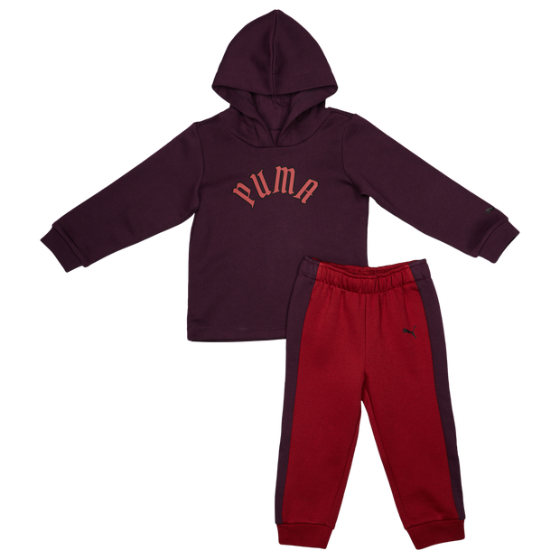 Image of Puma Minicats Play Paris unisex Tute da ginnastica - Marrone - Pile di cotone - Foot Locker035