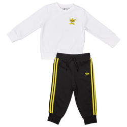 Baby Tracksuits - adidas Smiley World - White-Black