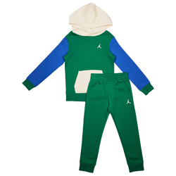 Baby Tracksuits - Jordan Brooklyn Color Block - Pine Green-Pine Green